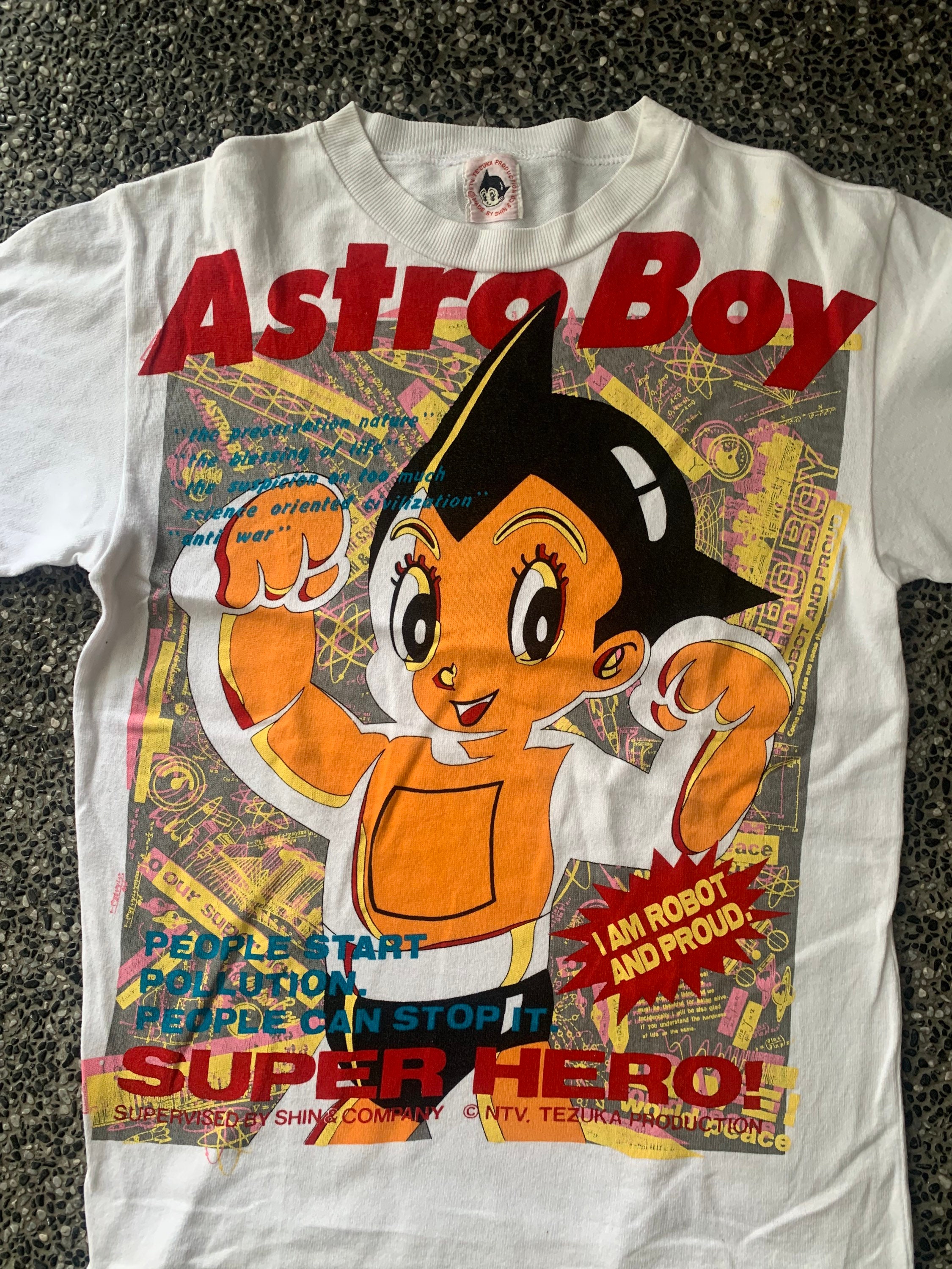 Astro Boy Face T-Shirt, Anime Graphic T-Shirts