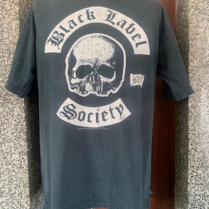 Vintage 2005 Black Label Society Heavy Metal Distressed Band T shirt