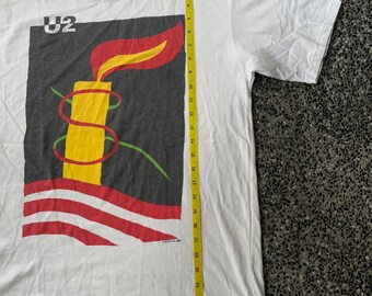 ヴィンテージ 80年代 U2 ラブタウン ロックバンド Tシャツ - Etsy 日本