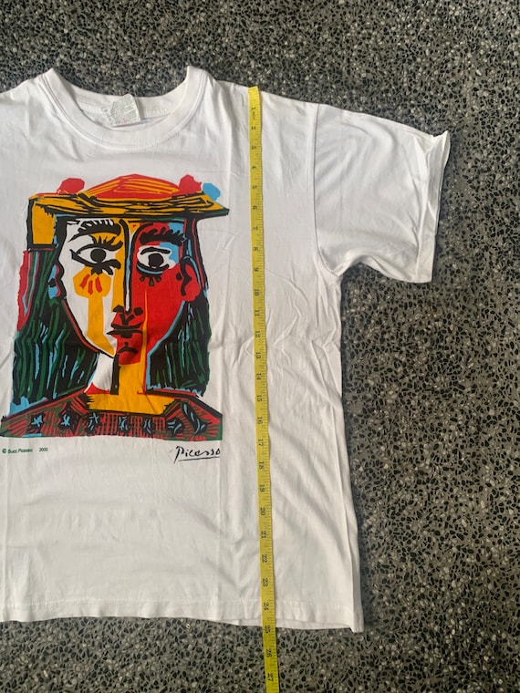 Vintage 90s Pablo Picasso Art T Shirt Multicolor / Vincent Vintage 90s Pablo Picasso Art T Shirt Multicolor / Vincent