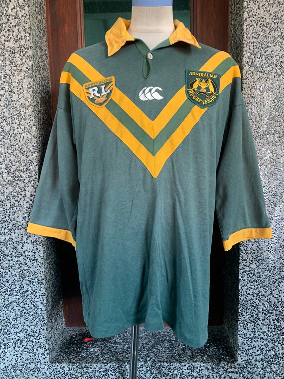 Vintage 90s CANTERBURY Australian Rugby League the Kangaroos Shirt - Etsy