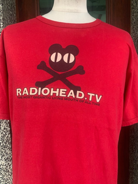 希少 90s vintage RADIOHEAD リンガーT バンドT Radiohead レディオ