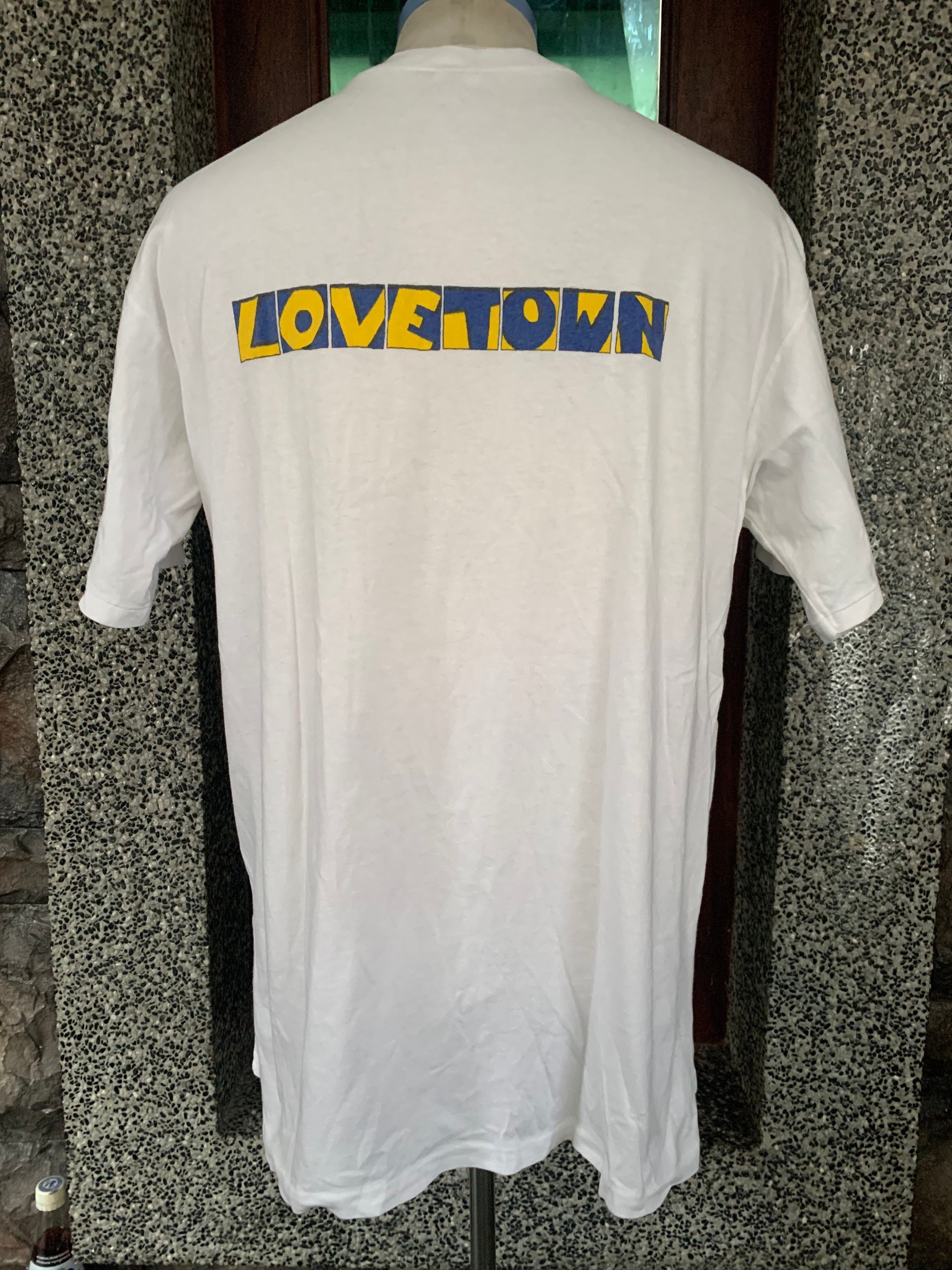 Rare 80s U2 Vintage Band T-shirt LOVE TOWN Original