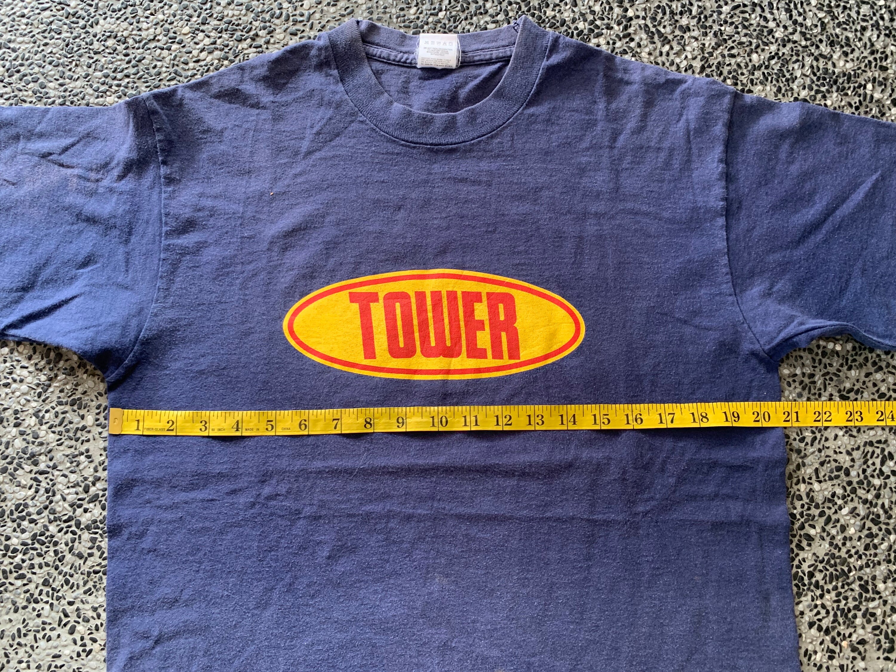 Vintage 90s Tower Records T Shirt - Etsy