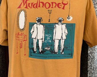 Vintage 90s Mudhoney Piece of Cake Rock Band T Shirt - Etsy