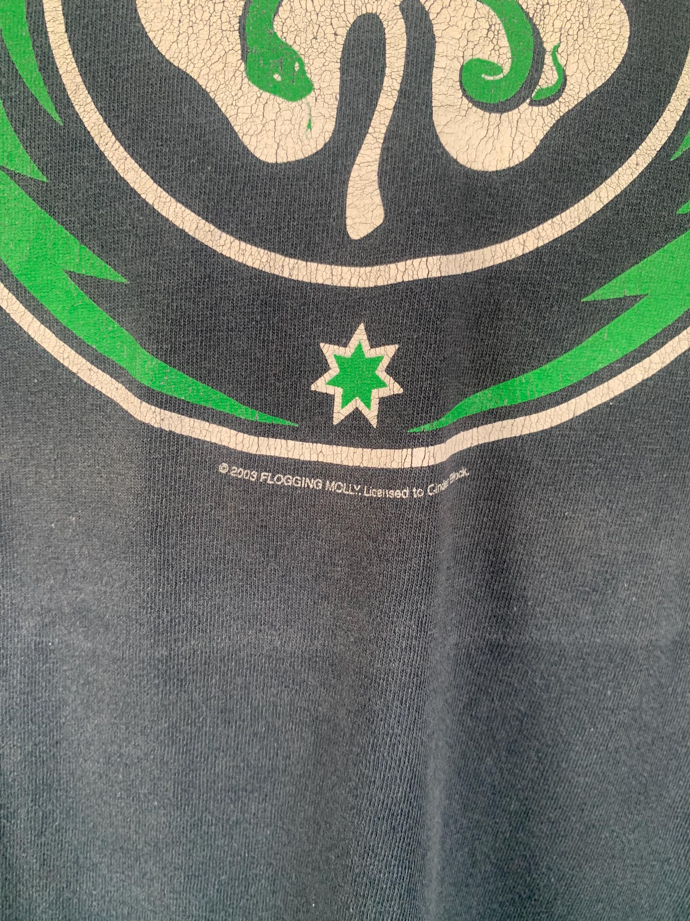 2003年ヴィンテージ フロッギング・モリー・バンド Tシャツ - Etsy 日本