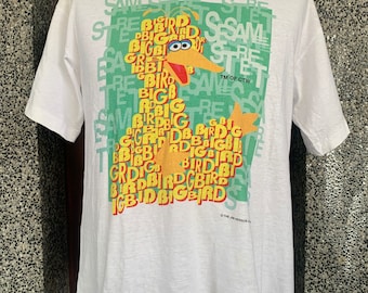 Vintage 90s Sesame Street Big Bird T shirt