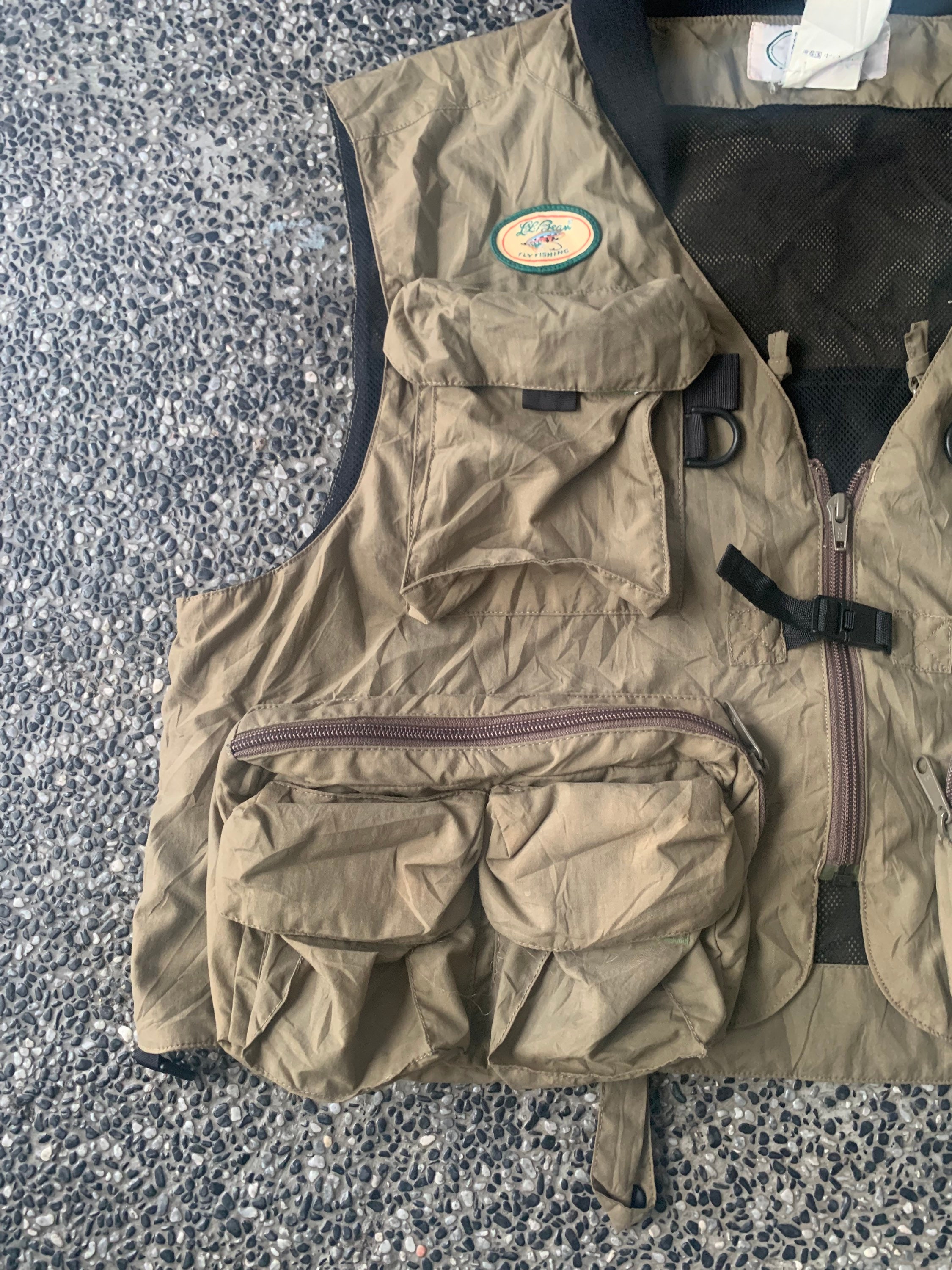 Vintage LL Bean Fly Fishing Outdoor Tactical Vest / Hunting Vest