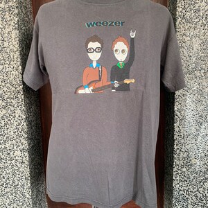 Vintage 2002 Weezer Rock Band T Shirt