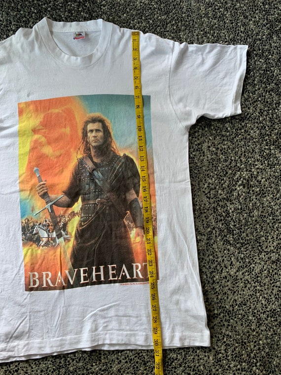 Vintage 90s Braveheart Movie Promo T Shirt - Etsy