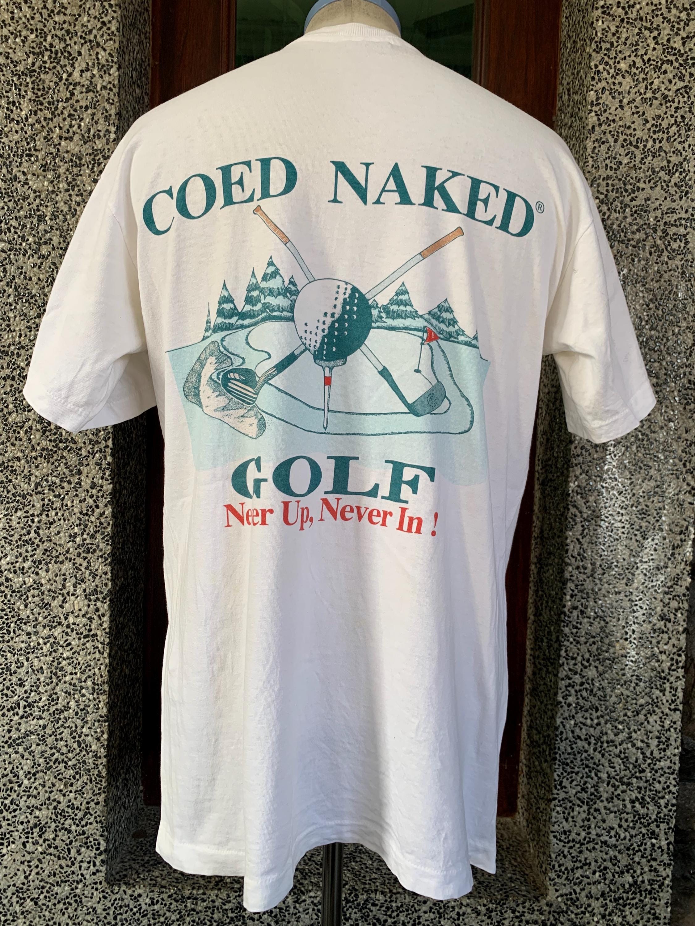 Vintage 90s Coed Naked Golf T Shirt - Etsy