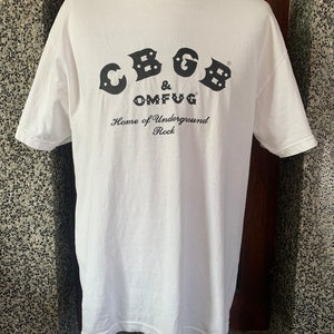 Vintage CBGB & OMFUG Home Of Underground Rock T shirt