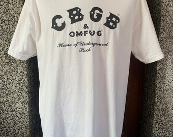 vintage CBGB & OMFUG Home Of Underground Rock T-shirt