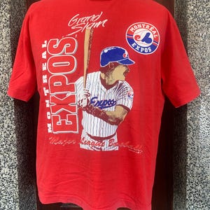 Vintage 90s Montreal Expos Grand Slam MLB T shirt