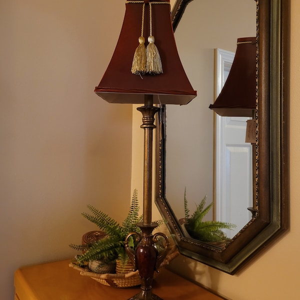 Vintage Urn Style Candlestick Lamp