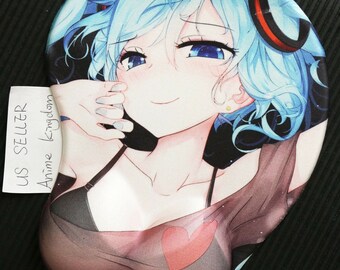 Anime Custom 3D Mouse Pad Non-slip USA Seller Exclusive Sexy Hot Anime Girl 3D Gaming Mouse Pad Oppai Wrist Support Rest  #39