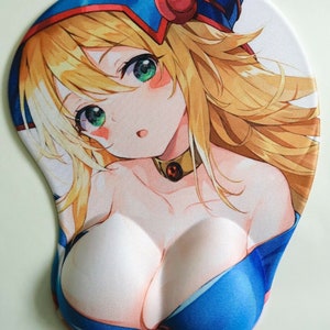 Anime Custom 3D Mouse Pad Non-slip USA Seller Exclusive Sexy Hot Anime Girl 3D Gaming Mouse Pad Oppai Wrist Support Rest #80