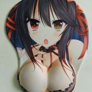Anime Custom 3D Mouse Pad Non-slip USA Seller Exclusive Sexy Hot Anime Girl 3D Gaming Mouse Pad Oppai Wrist Support Rest #79