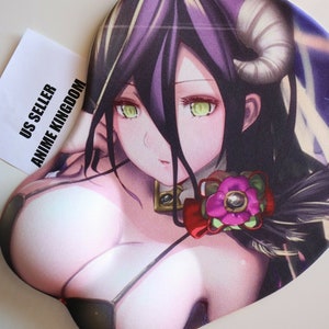 Anime Custom 3D Mouse Pad Non-slip USA Seller Exclusive Sexy Hot Anime Girl 3D Gaming Mouse Pad Oppai Wrist Support Rest #15