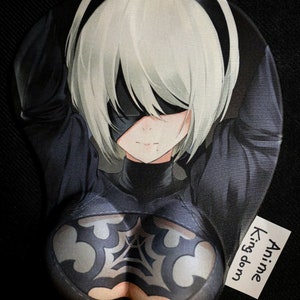 Anime Custom 3D Mouse Pad Non-slip USA Seller Exclusive Sexy Hot Anime Girl 3D Gaming Mouse Pad Oppai Wrist Support Rest #57