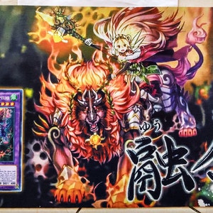 USA Seller Anime Custom Card Game Playmat Play Mat Large Mouse Pad bestia rituale D580