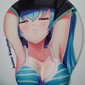 Anime Custom 3D Mouse Pad Non-slip USA Seller Exclusive Sexy Hot Anime Girl 3D Gaming Mouse Pad Oppai Wrist Support Rest  #70