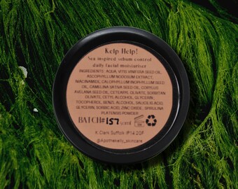 Oily Enlarged pores daily facial moisturiser with Kelp & Algae
