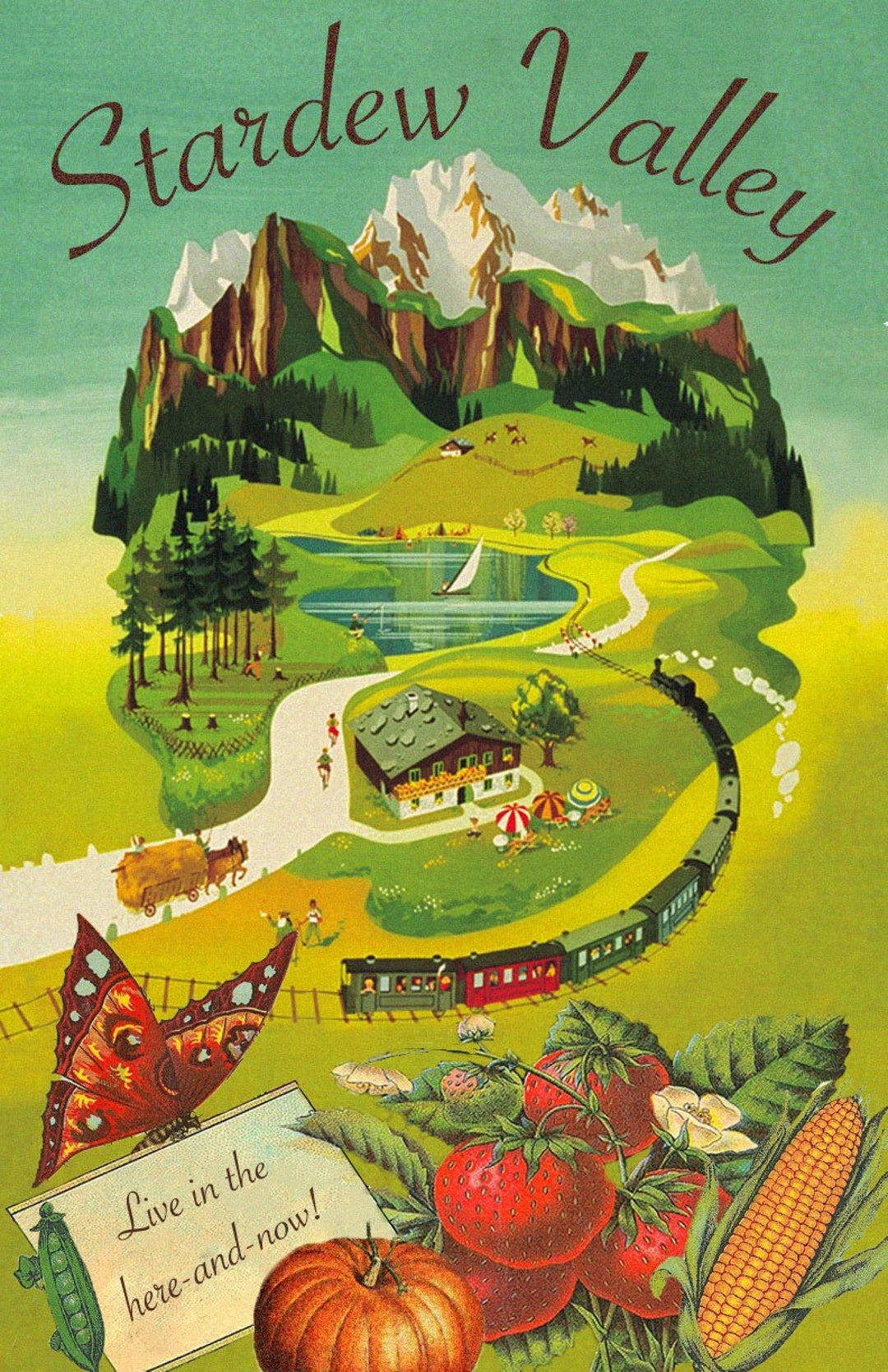 Stardew Valley Travel Poster - Digital Download - Etsy