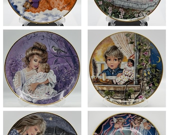 Vintage Kaiser W Germany Collector Plates Set of 6 Classic Lullabies Gerda Neubacher
