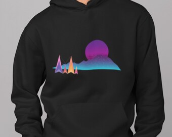 80s style sweatshirt