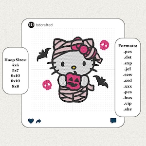 15pcs/set Cute Hello Kitty Embroidery Patch Costume Accessories Iron On Sew  On