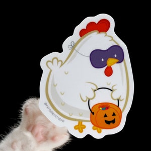 Spooky Chicken Sticker