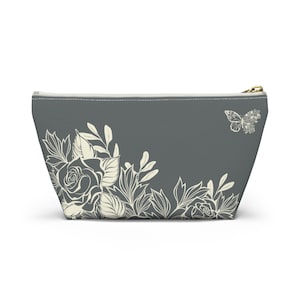 Jolie trousse à crayons Trousse à accessoires papillon Beaux accessoires pour la rentrée Trousse à maquillage botanique Art papillon sur trousse à maquillage