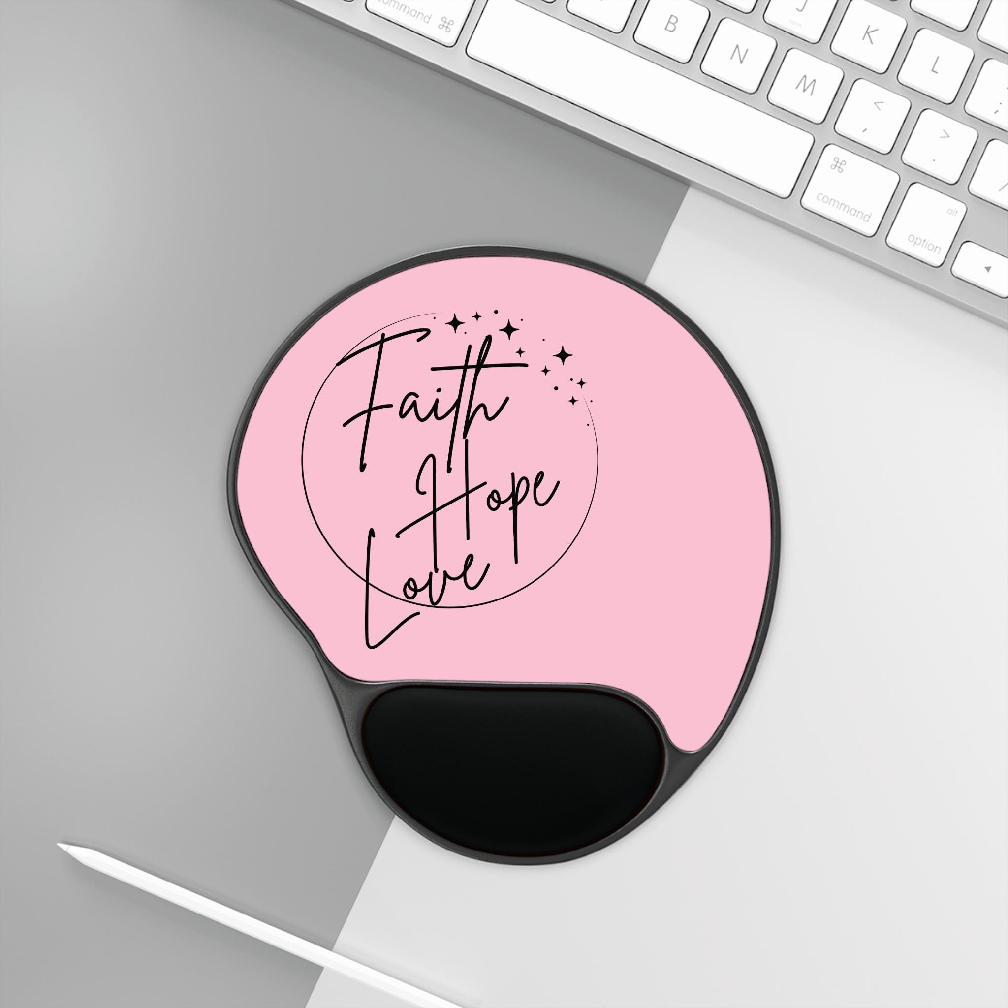 Pink Christian Mouse Pad, Office Desk Decor, Gift for Female Pastor ...