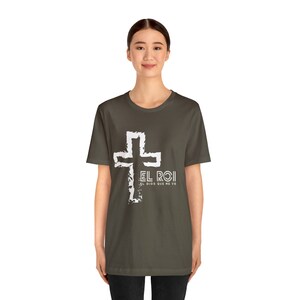 El Roi Christian Tee: God Who Sees Me, Spanish Faith Shirt image 4