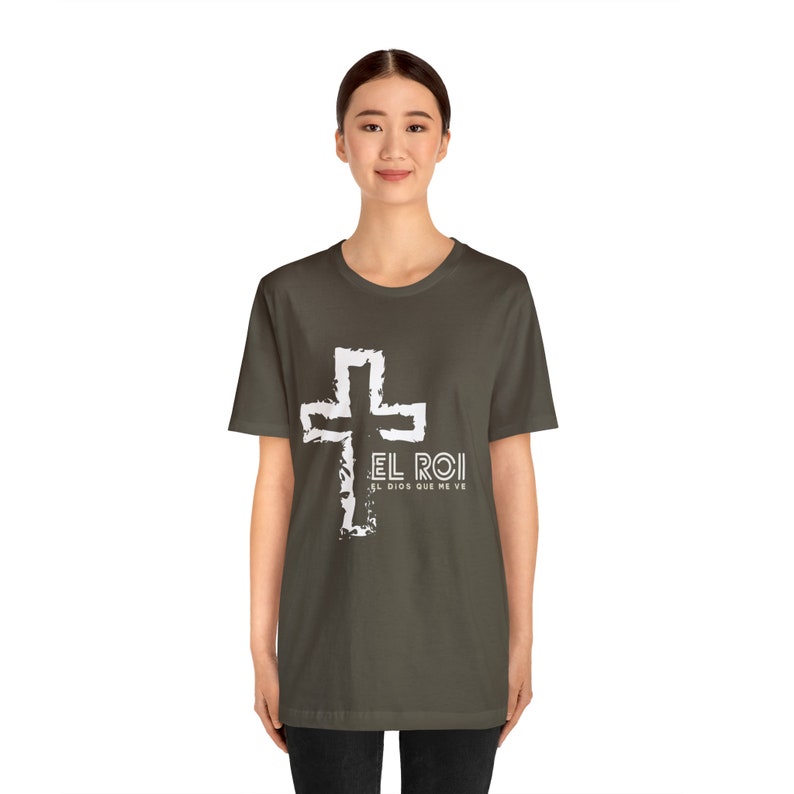 El Roi Christian Tee: God Who Sees Me, Spanish Faith Shirt image 4