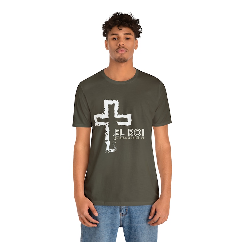 El Roi Christian Tee: God Who Sees Me, Spanish Faith Shirt image 5