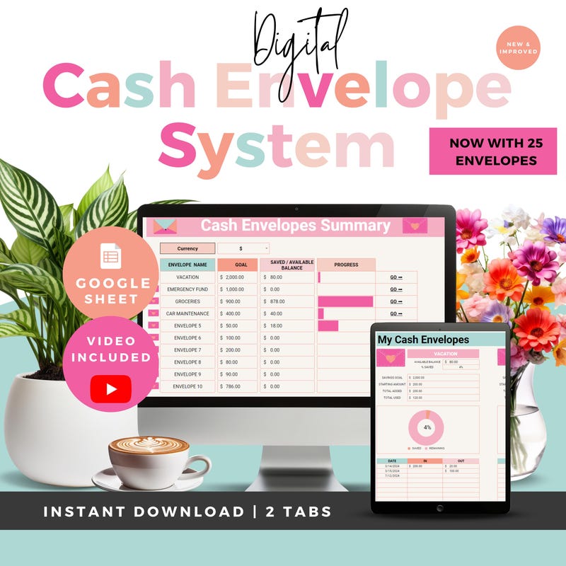 Cash Envelope System - Etsy