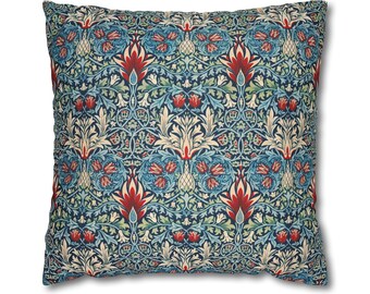 William Morris Poszewka na poduszkę - Morris "Snakeshead" Wzór Dekoracyjna Poszewka na Poduszkę - Art Nouveau Poszewka na Poduszkę 14x14,16x16,18x18, 20x20