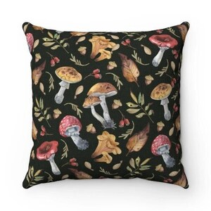 mushroom-woodland-pillow-on-black-background