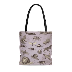 Goblincore Tasche, Insekt Cottagecore Tasche, Fairycore Frosch, Bugs Tasche, Entomologie Schmetterling Naturliebhaber Geschenk