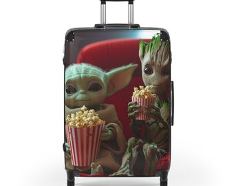 Inspired Baby Yoda & Groot Suitcase