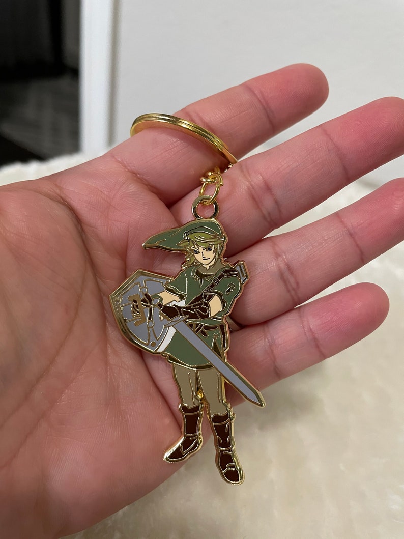 Legend of Zelda Link Keychain Etsy
