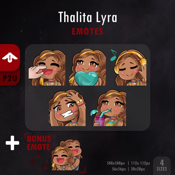 Dead by Daylight Thalita Lyra-emoteset voor Twitch/YouTube/Discord