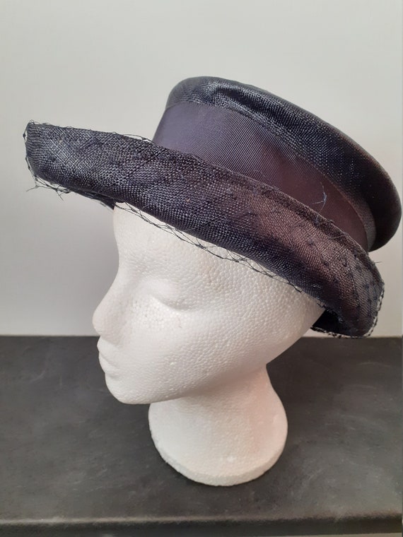 1940s Netting‎ Covered Tall Hat 1940s Netting Covered Tall‎ Hat main image 3