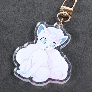 Alolan Vulpix  - Shiny colours & Holographic reverse - Poke Charm