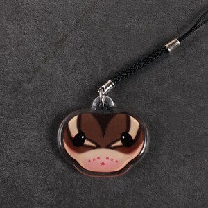 Ball Python - Mini 1.5 inch acrylic phone charm