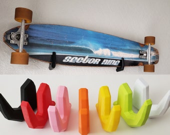 Skateboard wall mount | Longboard wall mount | Skate Rack