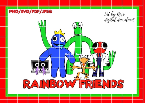 Rainbow Friends Svg, Rainbow Friends Png, Green Svg, Green R