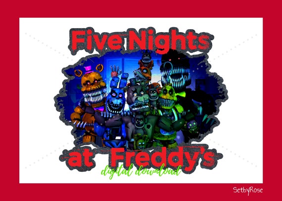 Convite Digital, Five Nights at Freddy's - Modelo 1